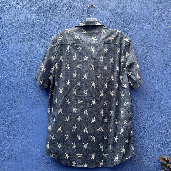 quiksilver regular fit patriotic regular fit cotton  button up - Picture 6 of 6